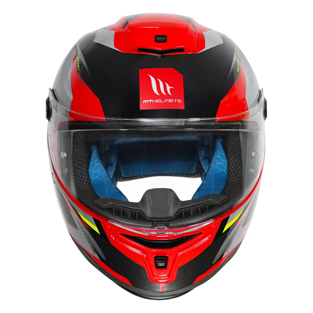 MT Helmets Mt Hummer B Nighthawk D5 Fl Red Full Face Helmet