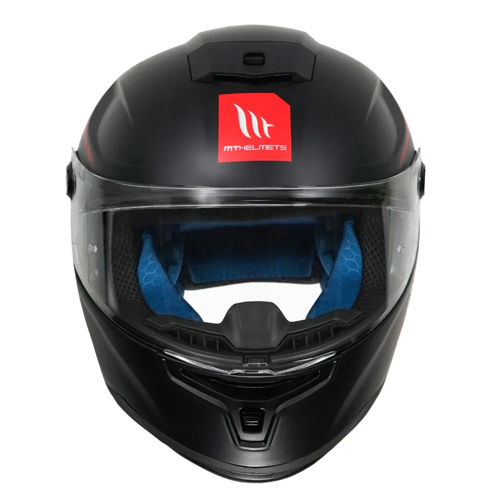 MT Helmets Mt Hummer B Soild A1 Matt Black Full Face Helmet