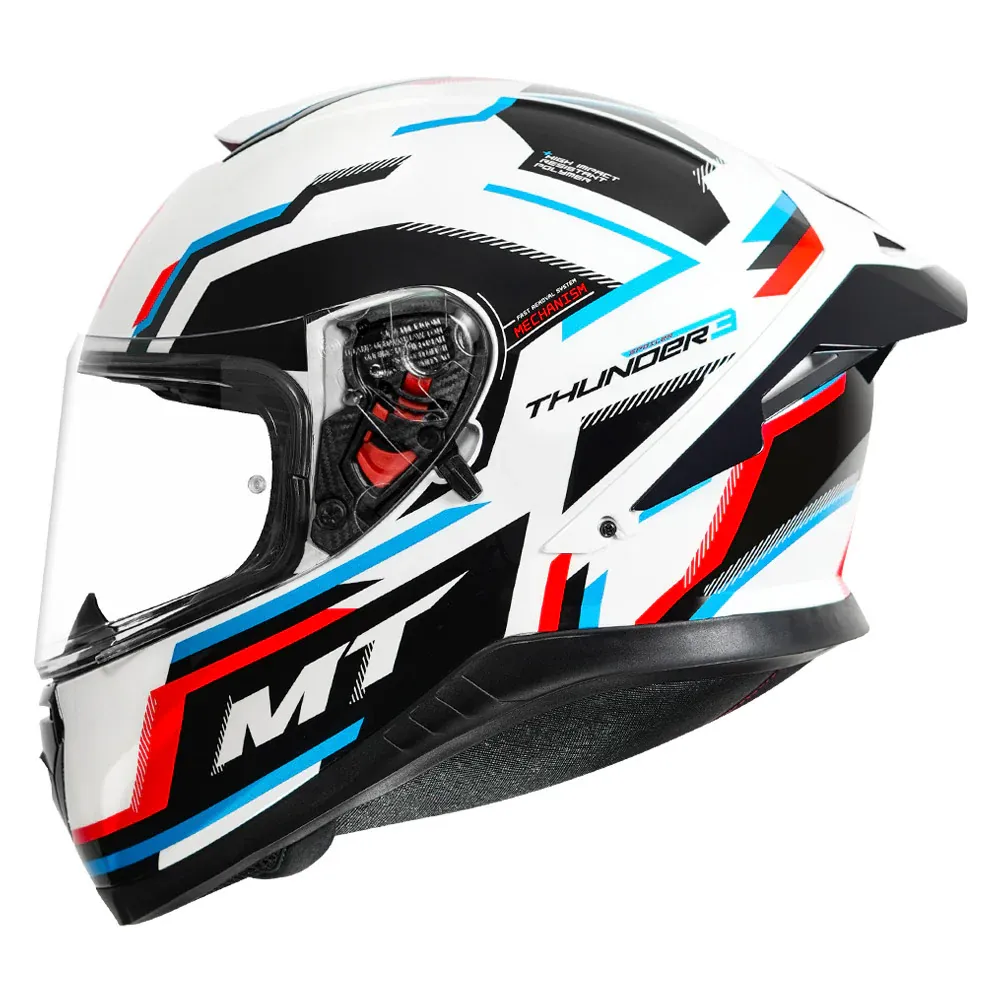MT Helmets Mt Thunder 3 Pro Blaze White Full Face Helmet