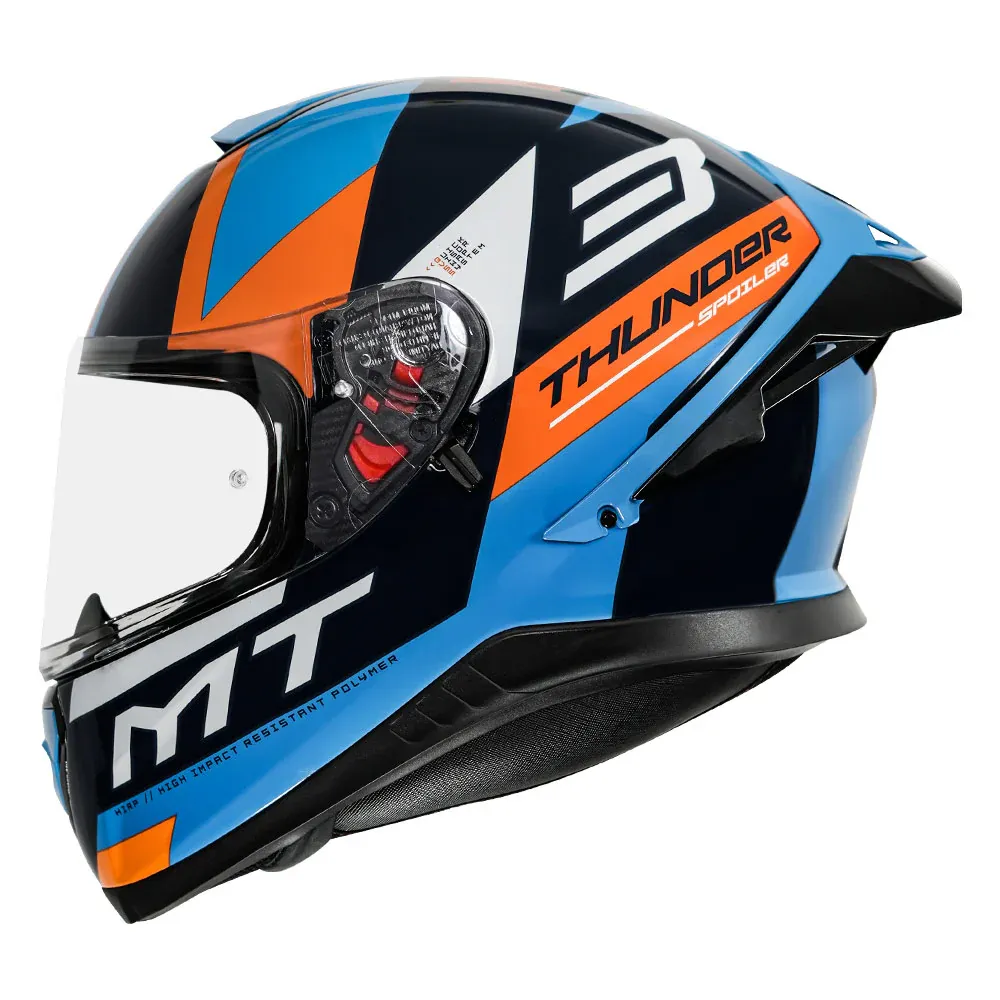 MT Helmets Mt Thunder 3 Pro Calipso Fl Blue Full Face Helmet