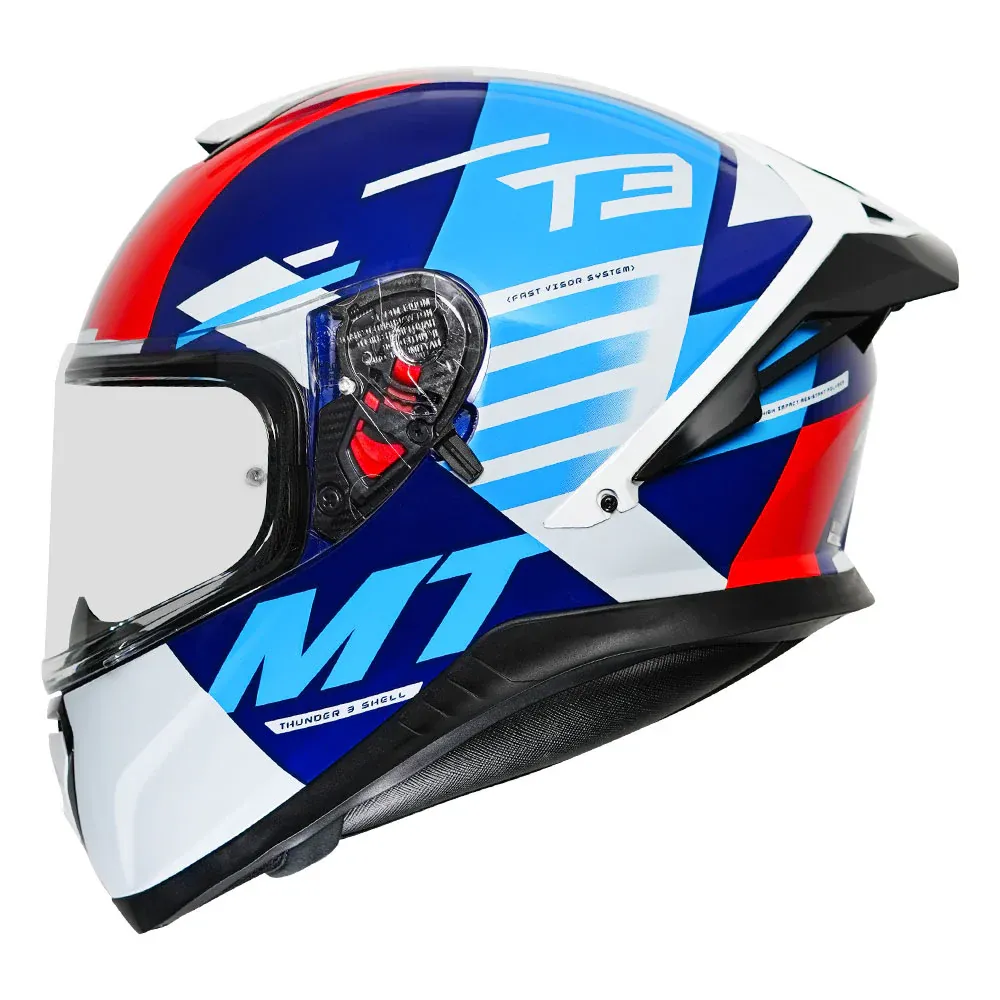 MT Helmets Mt Thunder 3 Pro Deep F0 Blue Full Face Helmet