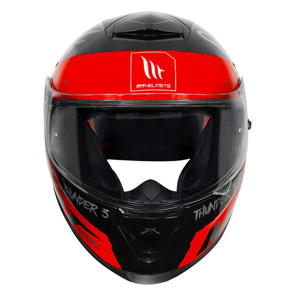 MT Helmets Mt Thunder 3 Pro Scrape B15 Red Full Face Helmet