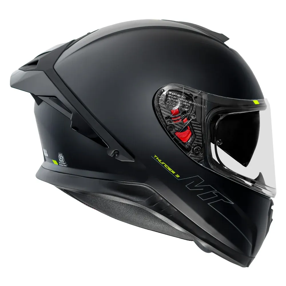 MT Helmets Mt Thunder 3 Pro Solid Matt Black Full Face Helmet