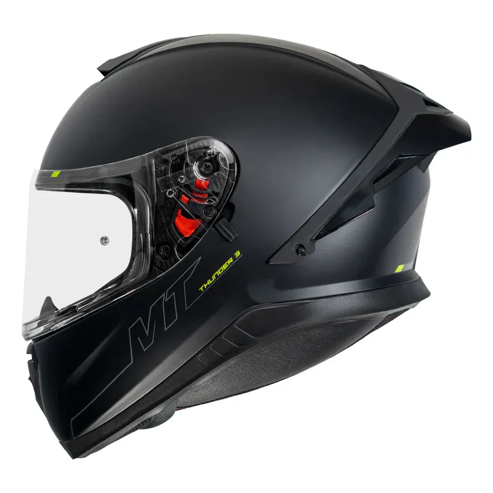Mt Thunder 3 Sv Solid A1 Matt Full Face Helmet
