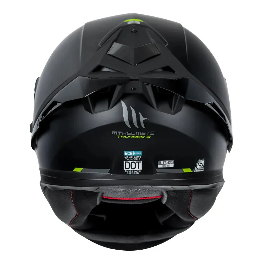 Mt Thunder 3 Sv Solid A1 Matt Full Face Helmet
