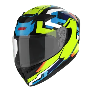 RIDEX Polaris Floreo Lemon Matt Neon Yellow Full Face Helmet