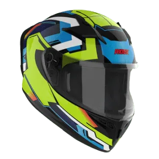 RIDEX Polaris Floreo Lemon Matt Neon Yellow Full Face Helmet