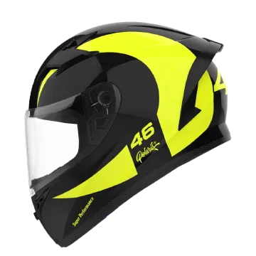 RIDEX Polaris Milkyway Glossy Black Yellow 46 Full Face Helmet