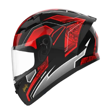 RIDEX Polaris Orient Matt Red White Full Face Helmet