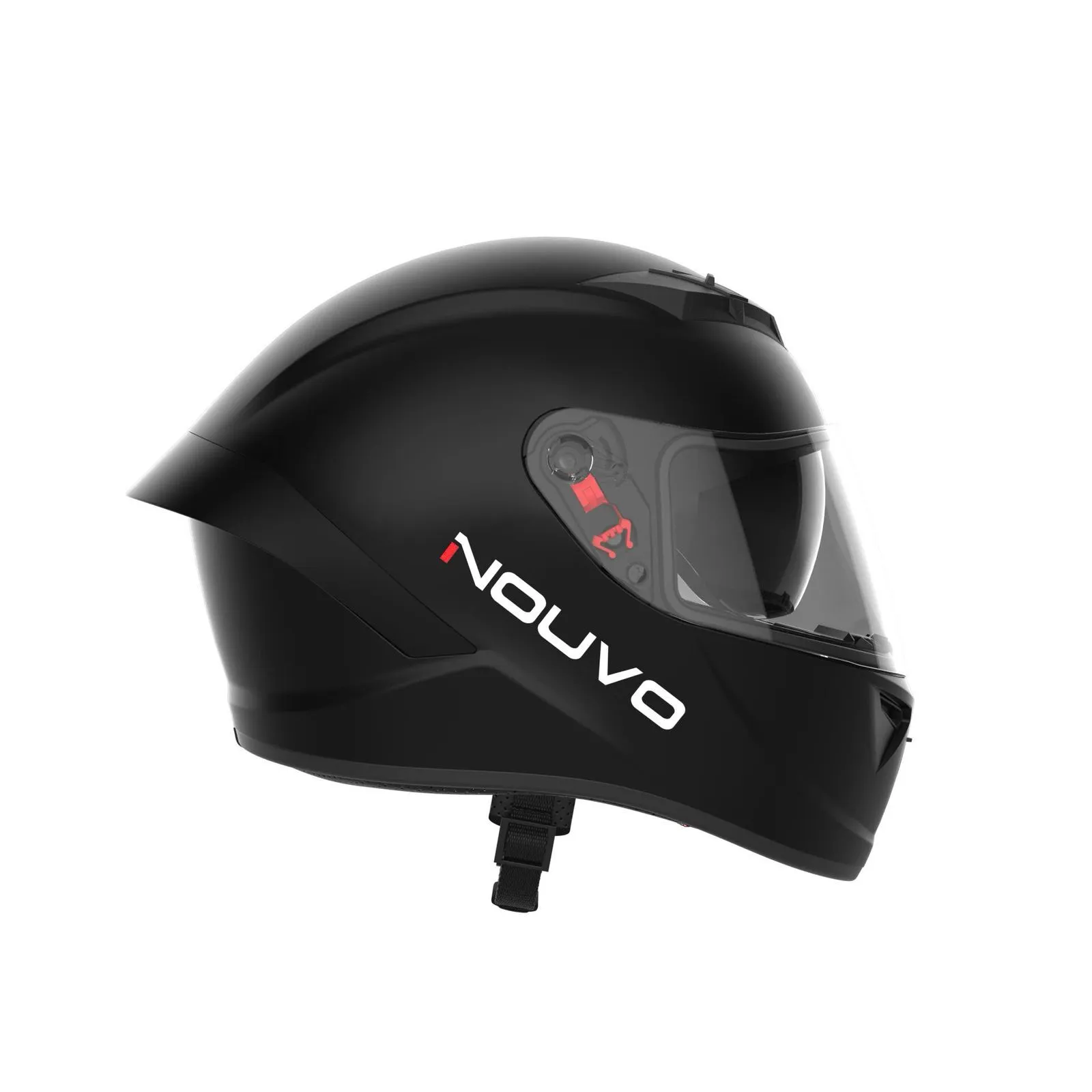 Ridex Nouvo Midnight Glossy Black Full Face Helmet