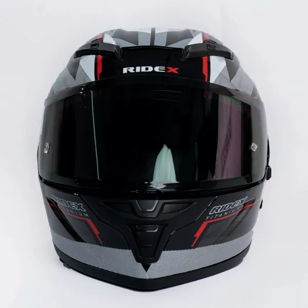 RIDEX Titanium Gen Il White Bolt Full Face Helmet