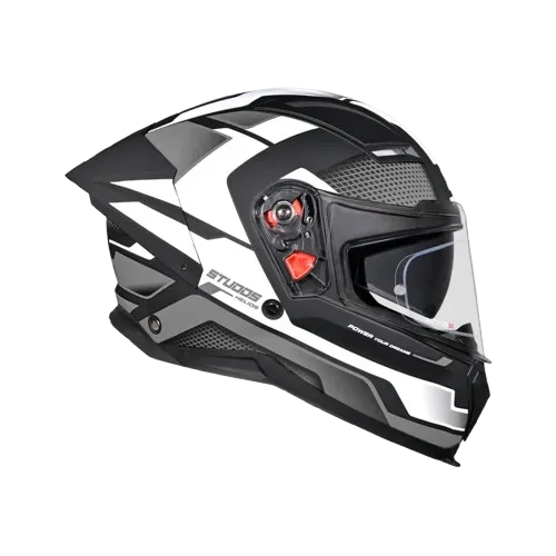 Studds Helios D1 Matt Black N4 Full Face Helmet