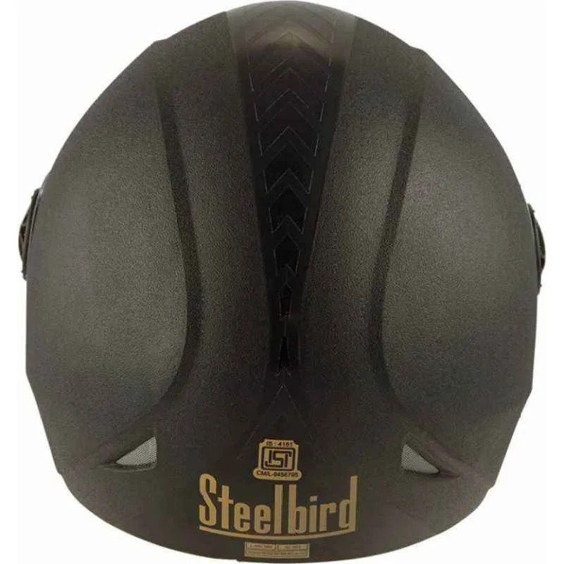 STEELBIRD Sbh 50  Adonis Black Full Face Helmet
