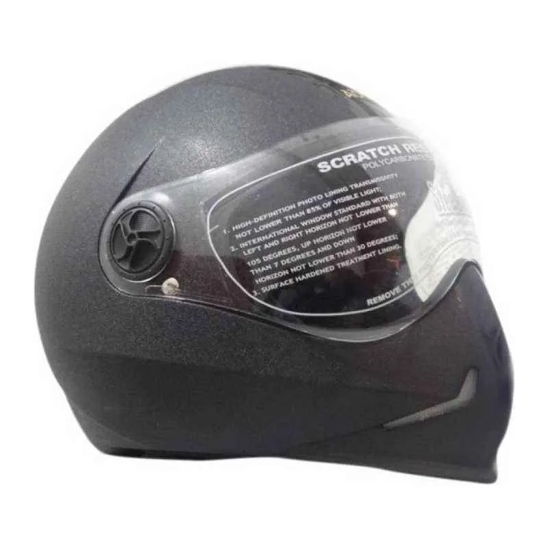 STEELBIRD Sbh 50  Adonis Black Full Face Helmet