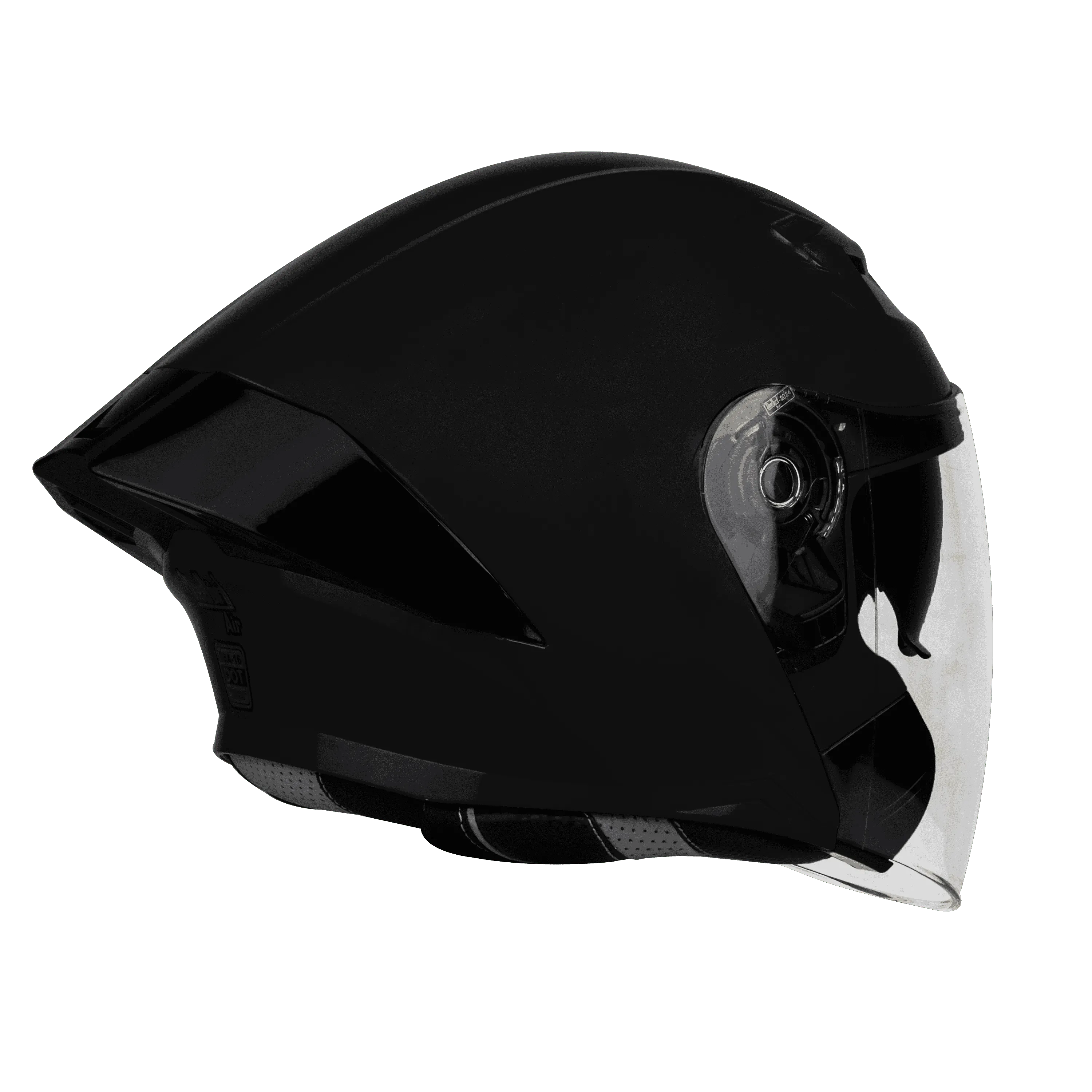 STEELBIRD Sba 16 Black Lg Half Face Helmet