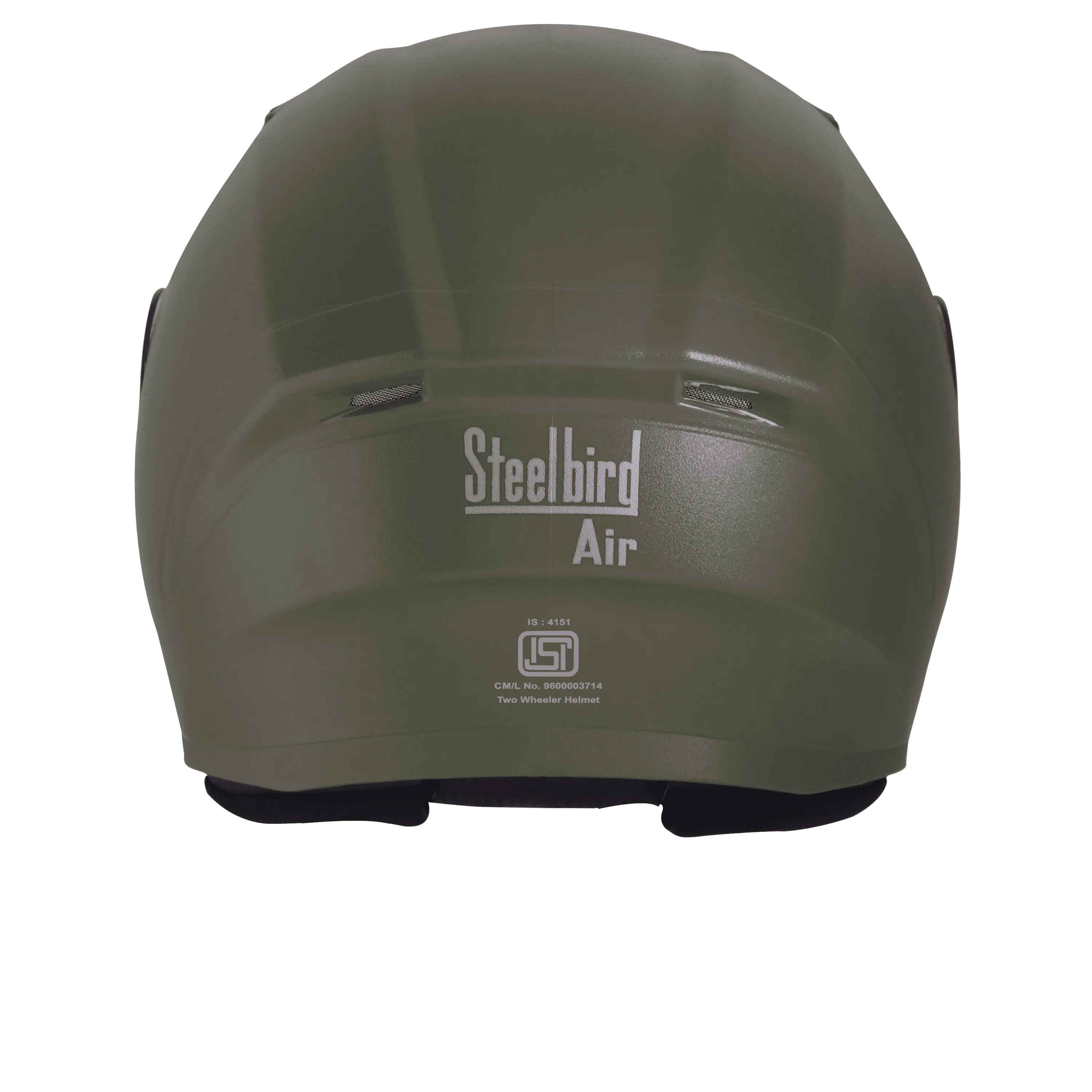 STEELBIRD Sba 17 Rdx Dashing Battle Green Half Face Helmet