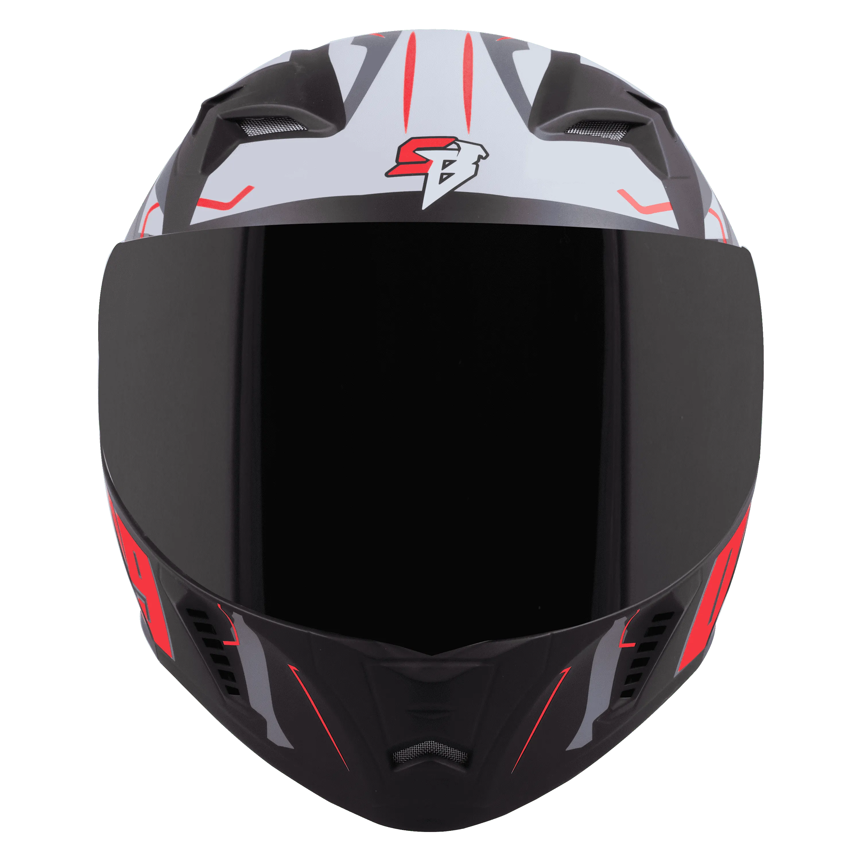 STEELBIRD Sba 20 09 Black Red Full Face Helmet