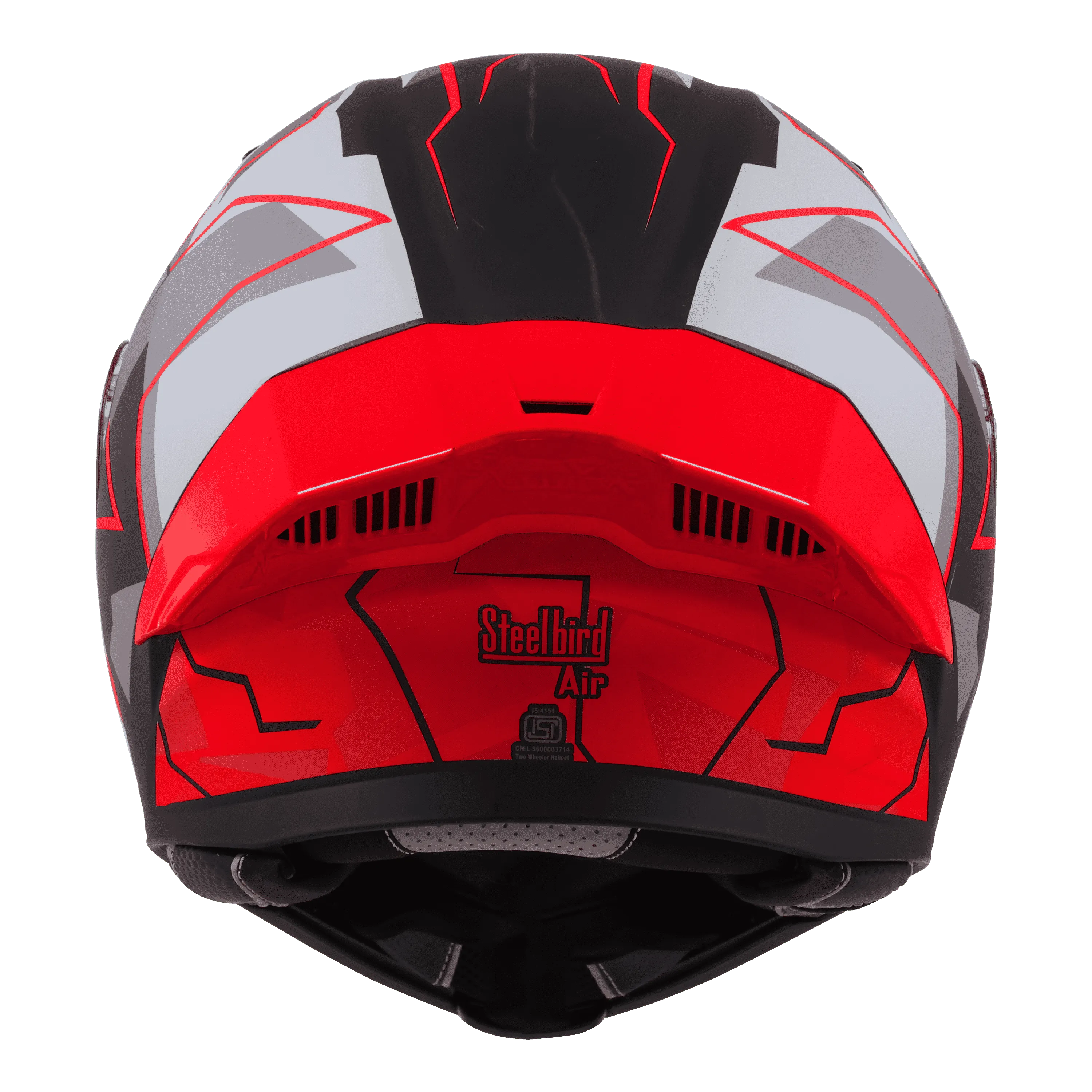 STEELBIRD Sba 20 09 Black Red Full Face Helmet
