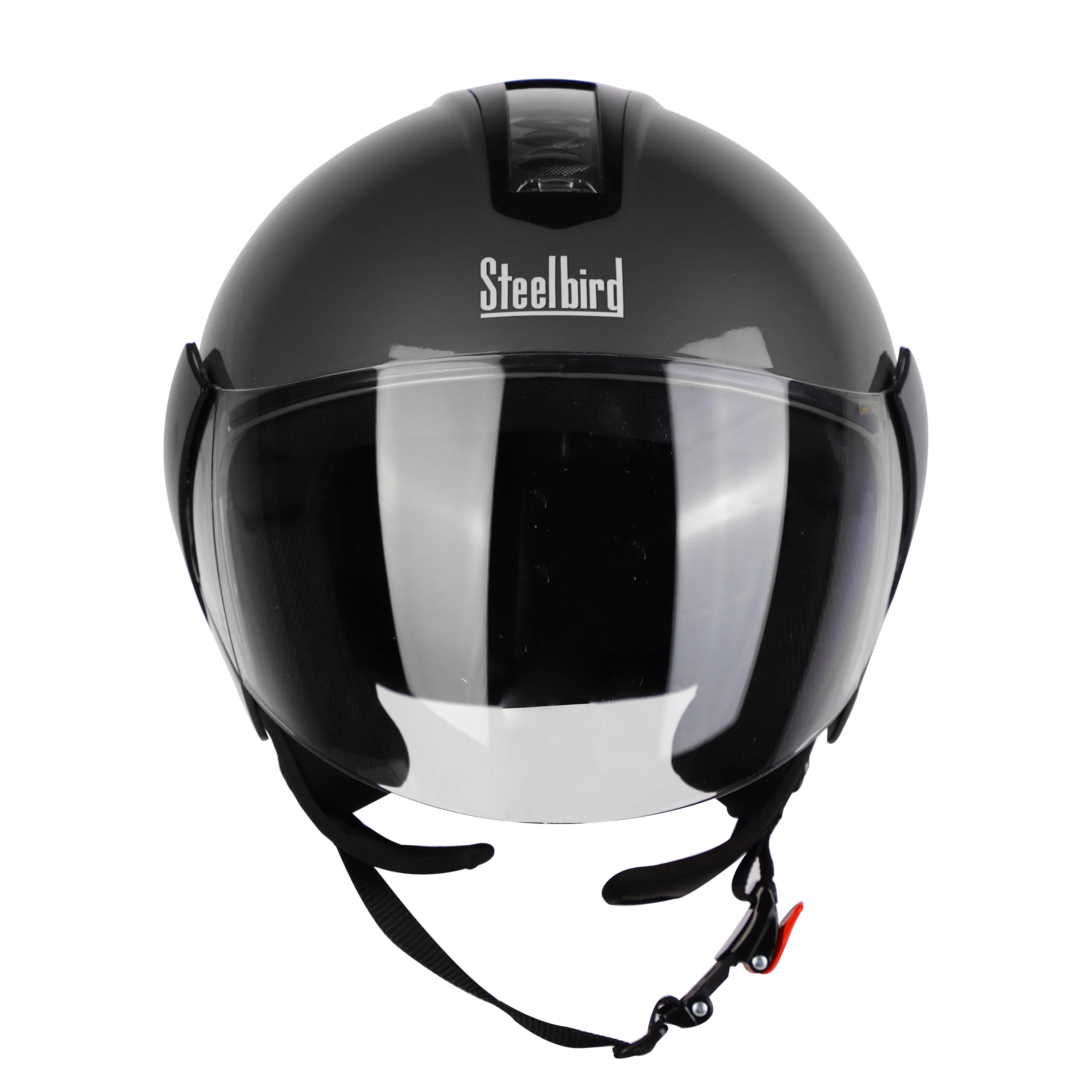 STEELBIRD Sbh 05 Triple Nine Glossy Honda Grey Half Face Helmet
