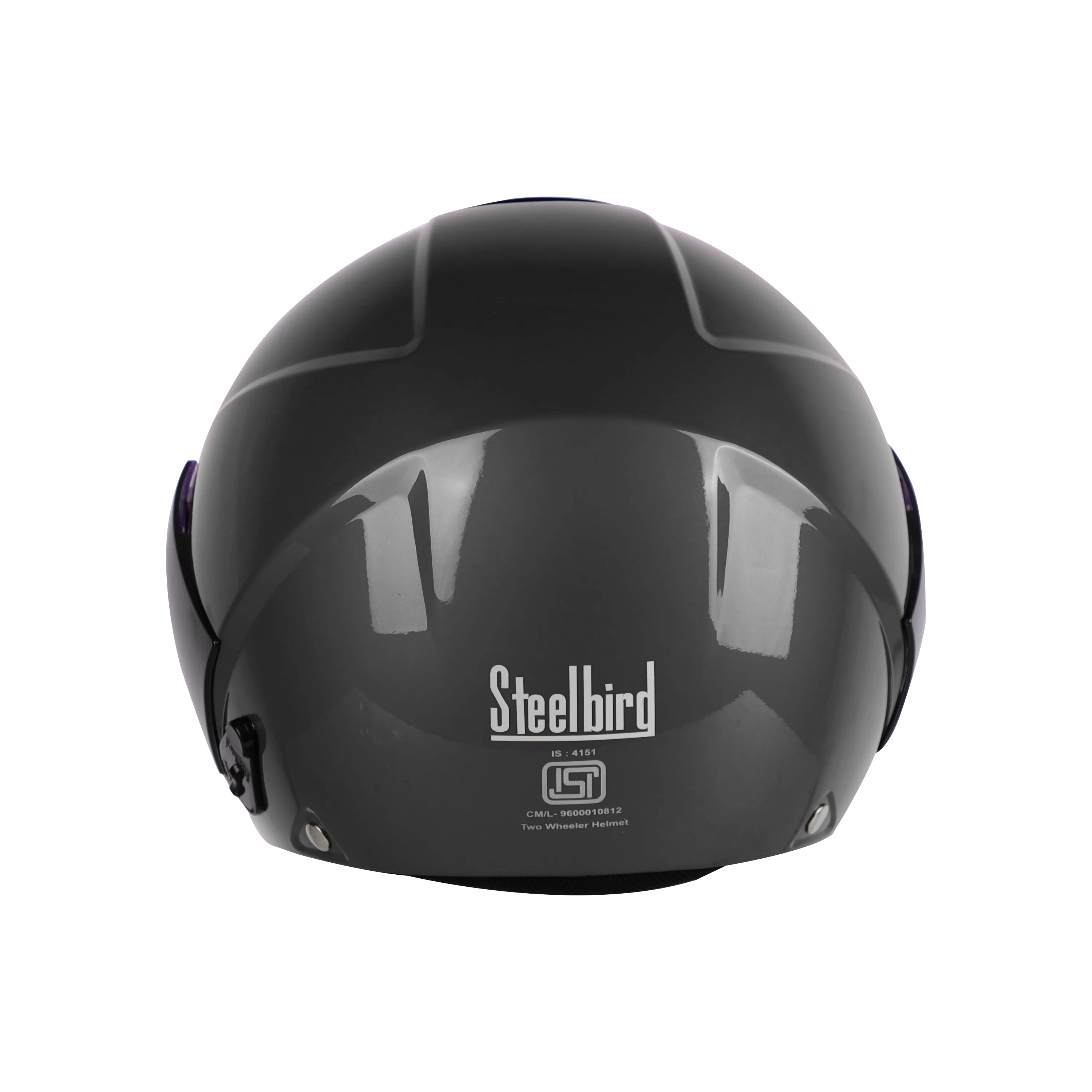 STEELBIRD Sbh 05 Triple Nine Glossy Honda Grey Half Face Helmet
