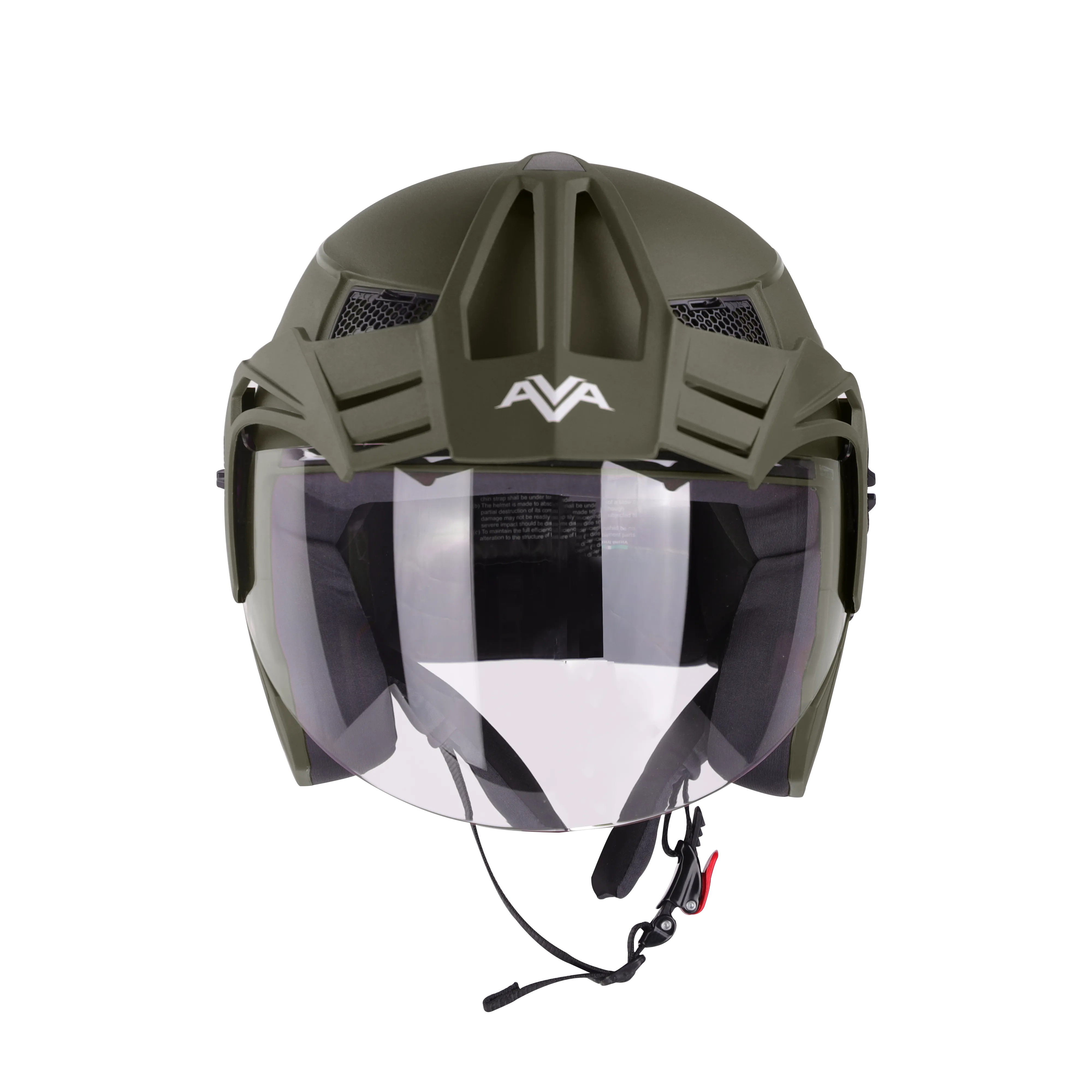 STEELBIRD Sbh 23 Ava Dashing B Green Pcap 600Mm C V Half Face Helmet
