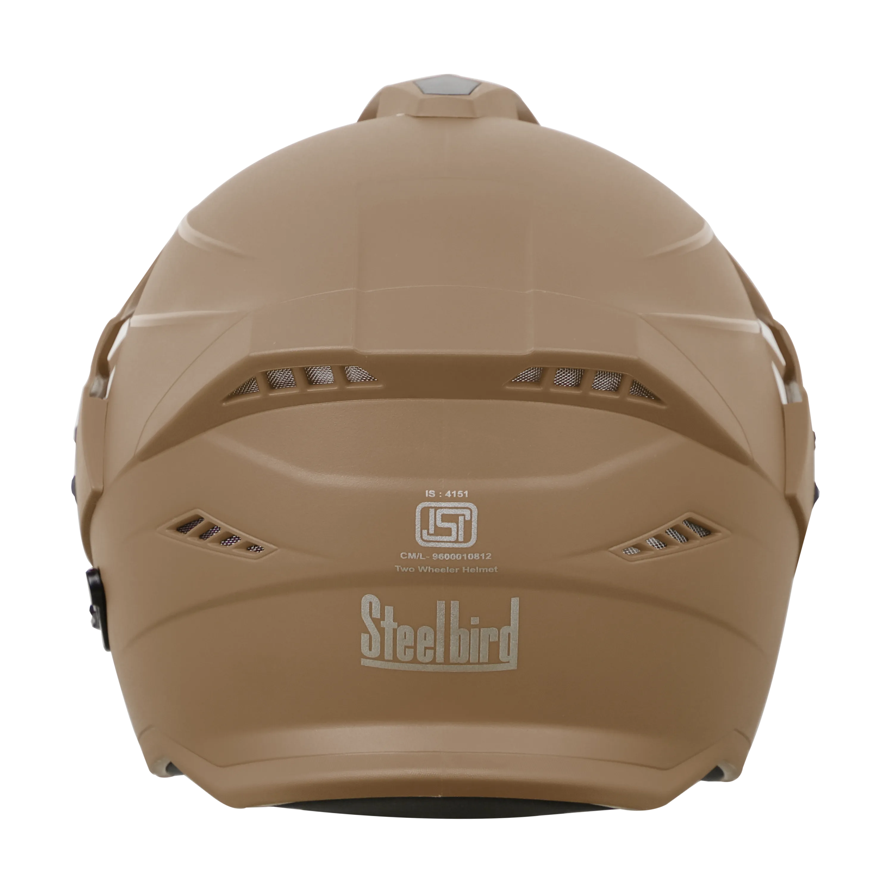 STEELBIRD Sbh 23 Ava Dashing Desert Storm Half Face Helmet