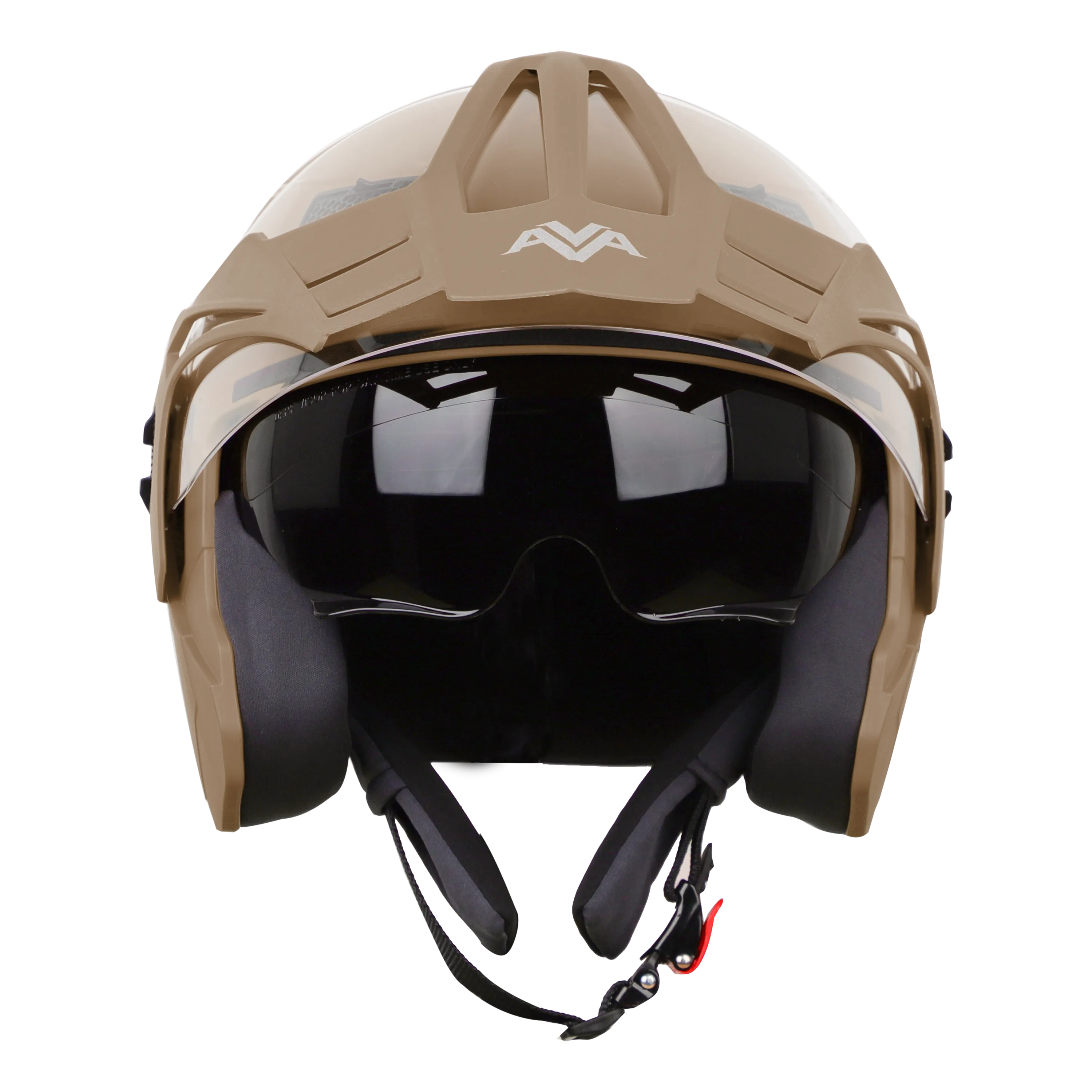 STEELBIRD Sbh 23Avadashing Desert Stormp Cap Half Face Helmet