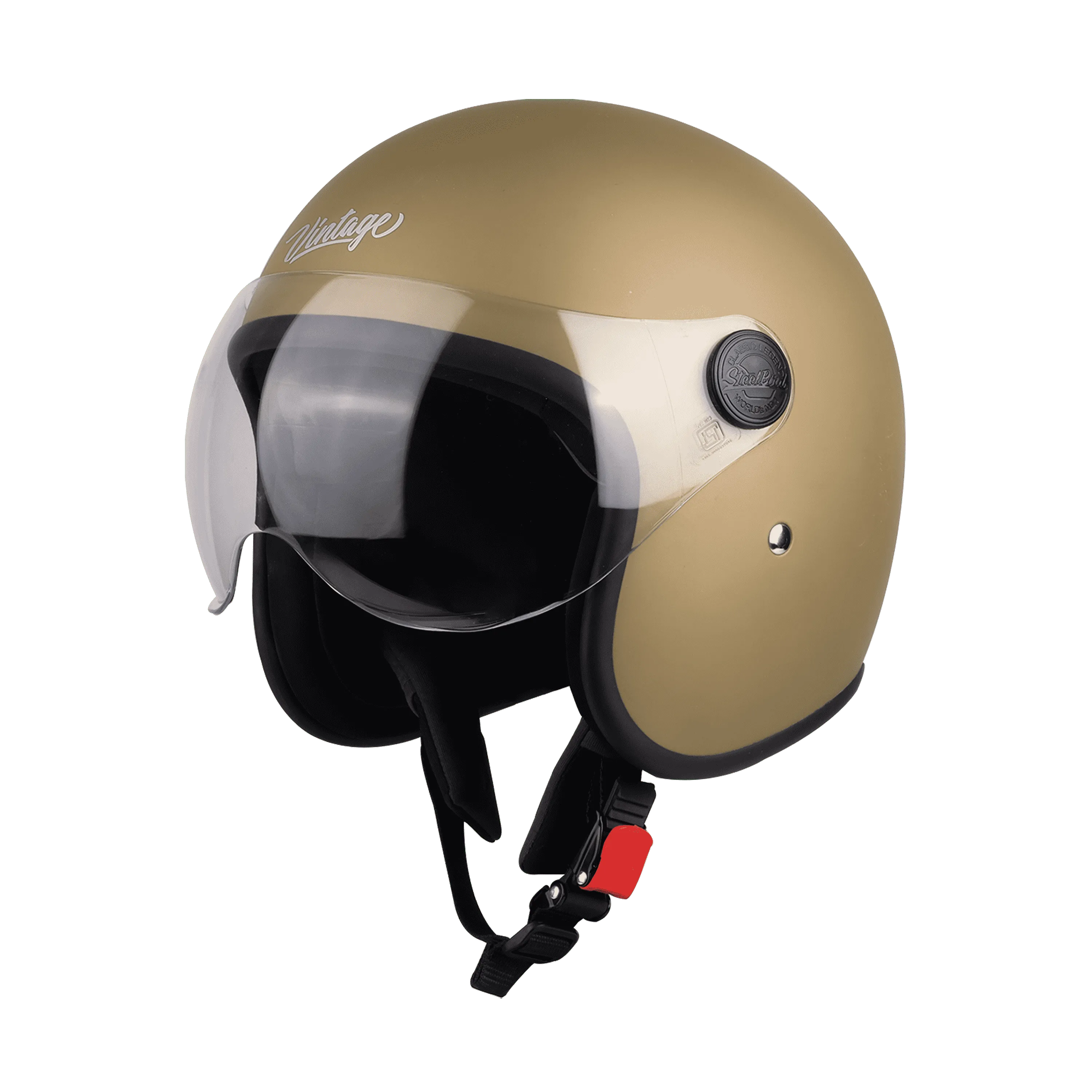 STEELBIRD Sbh 54 Matt D Strom Half Face Helmet