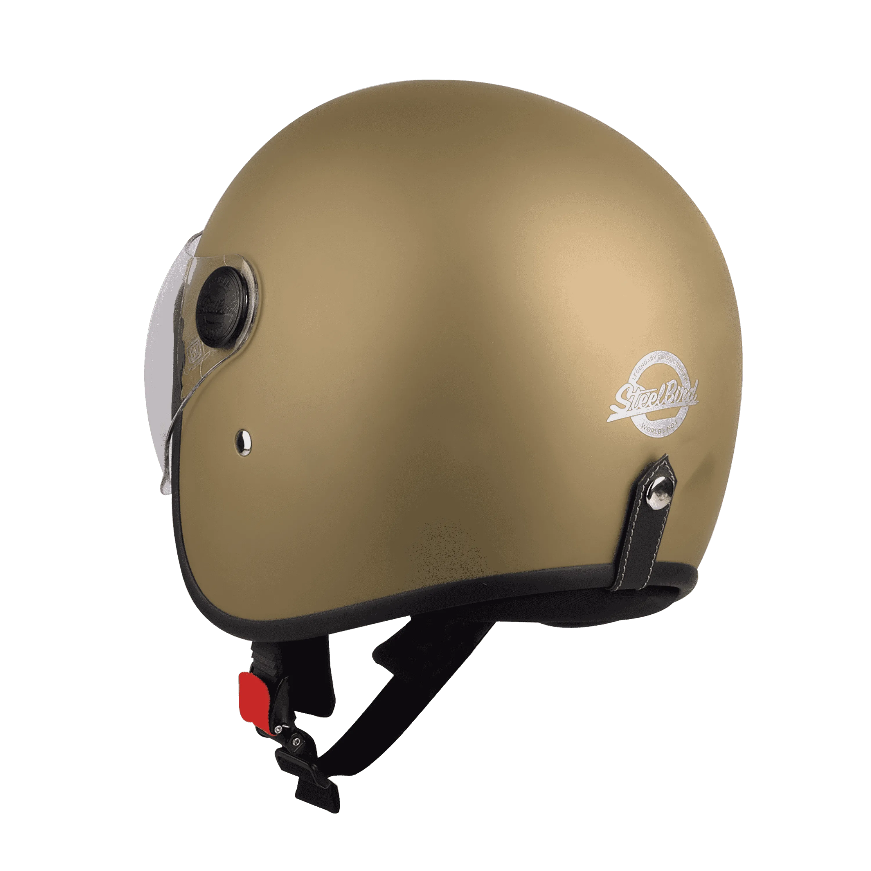 STEELBIRD Sbh 54 Matt D Strom Half Face Helmet