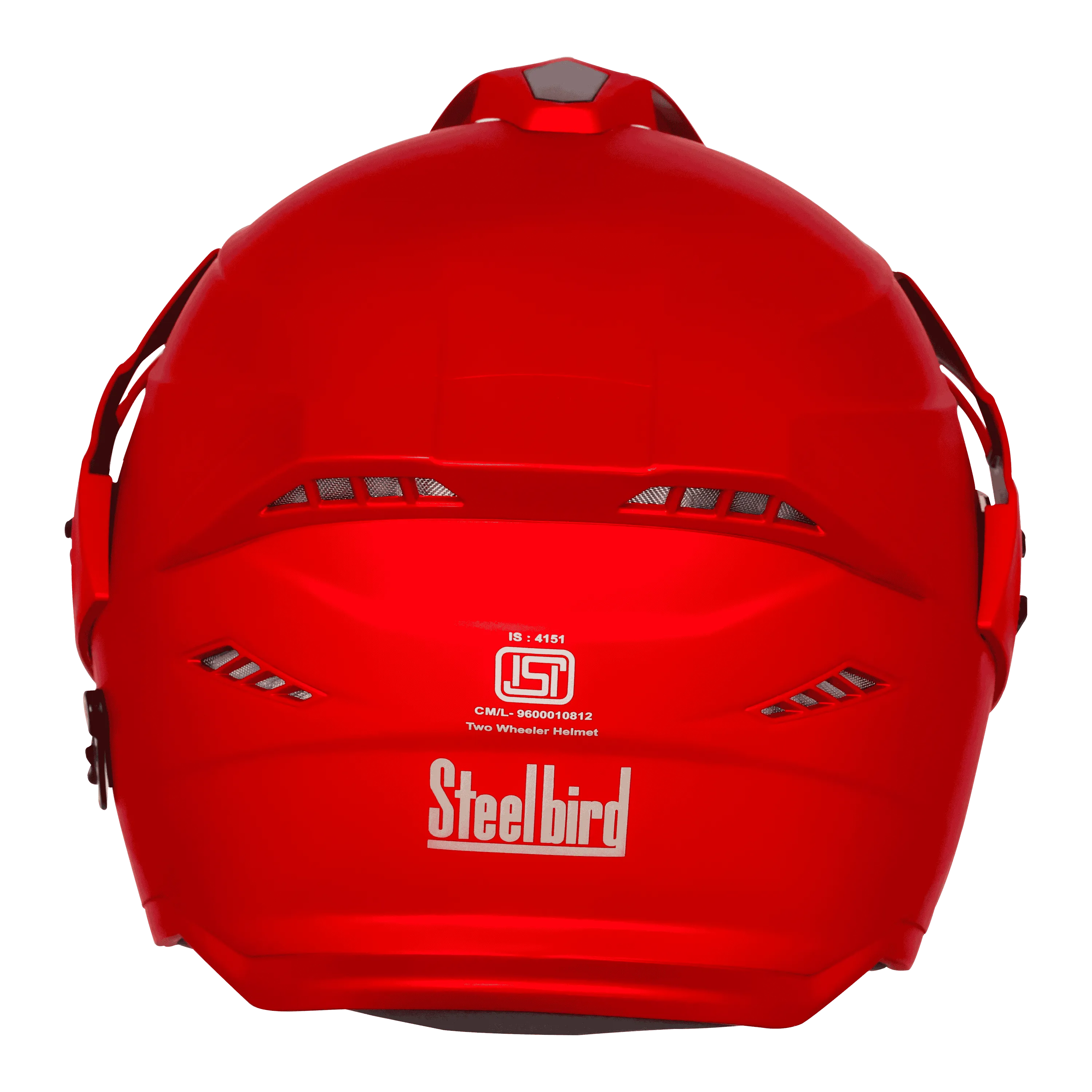 Steelbird Sbh 23 Ava Dashing Cherry Red Half face Helmet