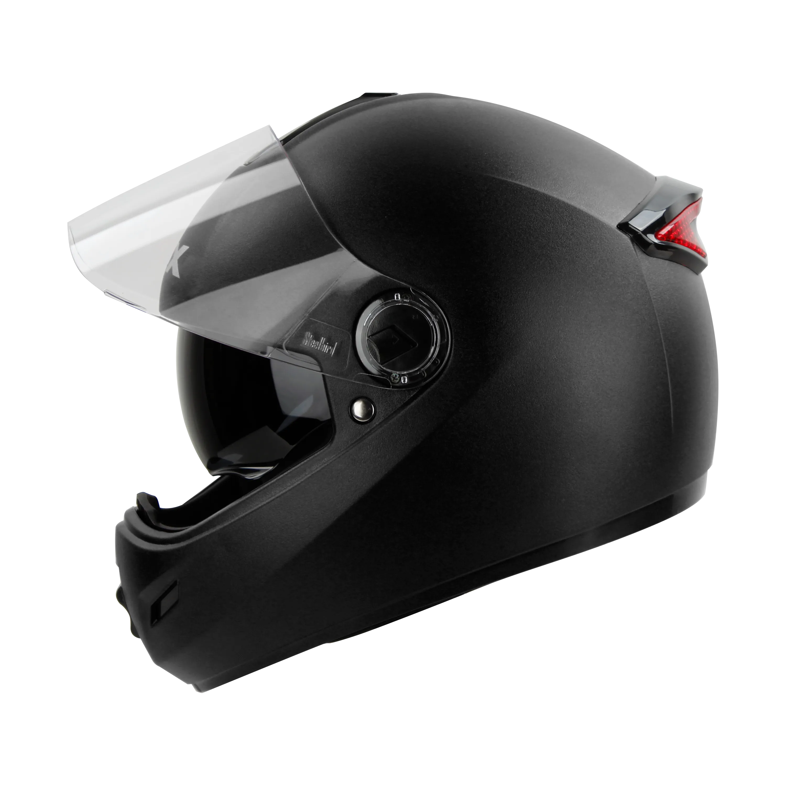 STEELBIRD Sbh 34 Rox Iss Dashing Black Full Face Helmet