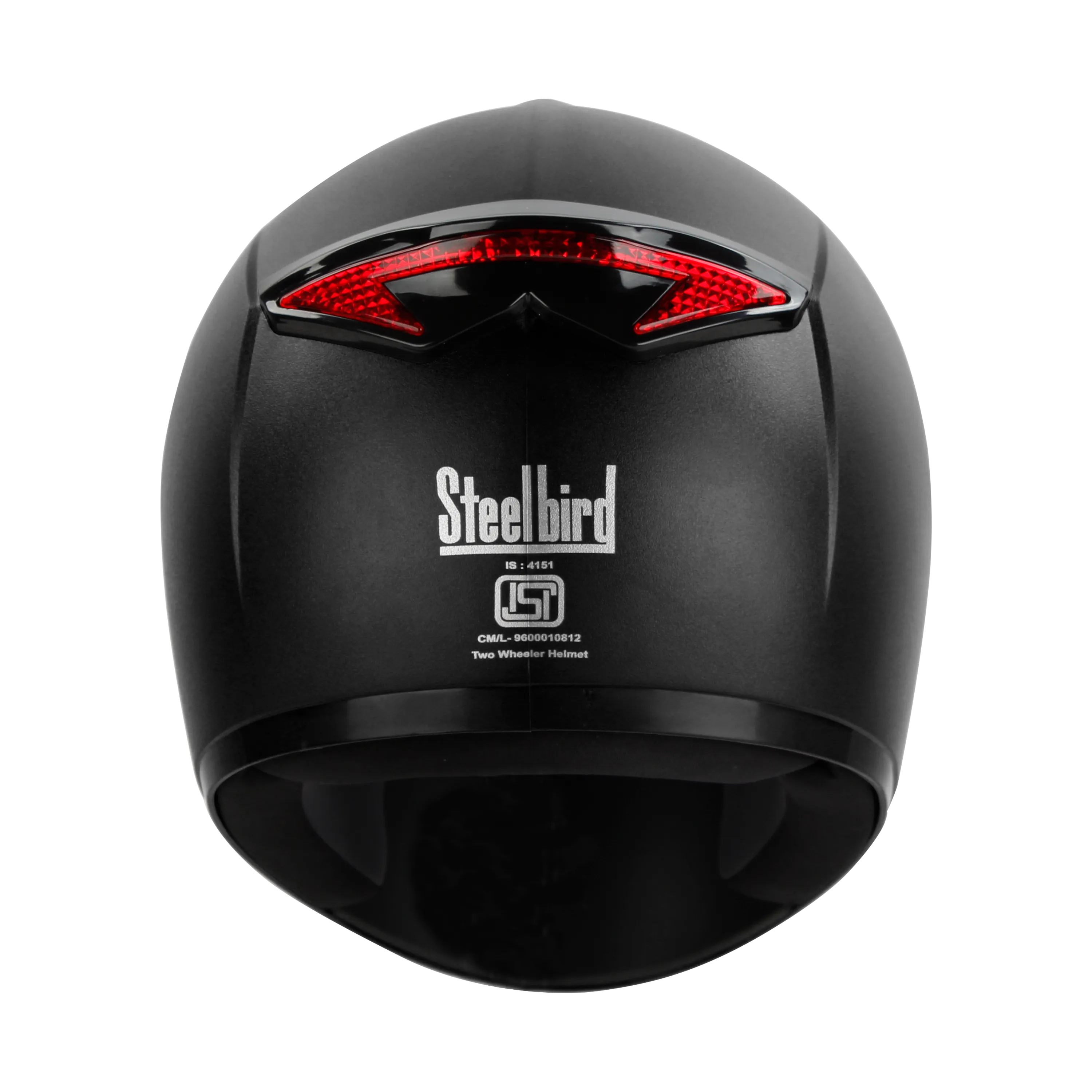 STEELBIRD Sbh 34 Rox Iss Dashing Black Full Face Helmet
