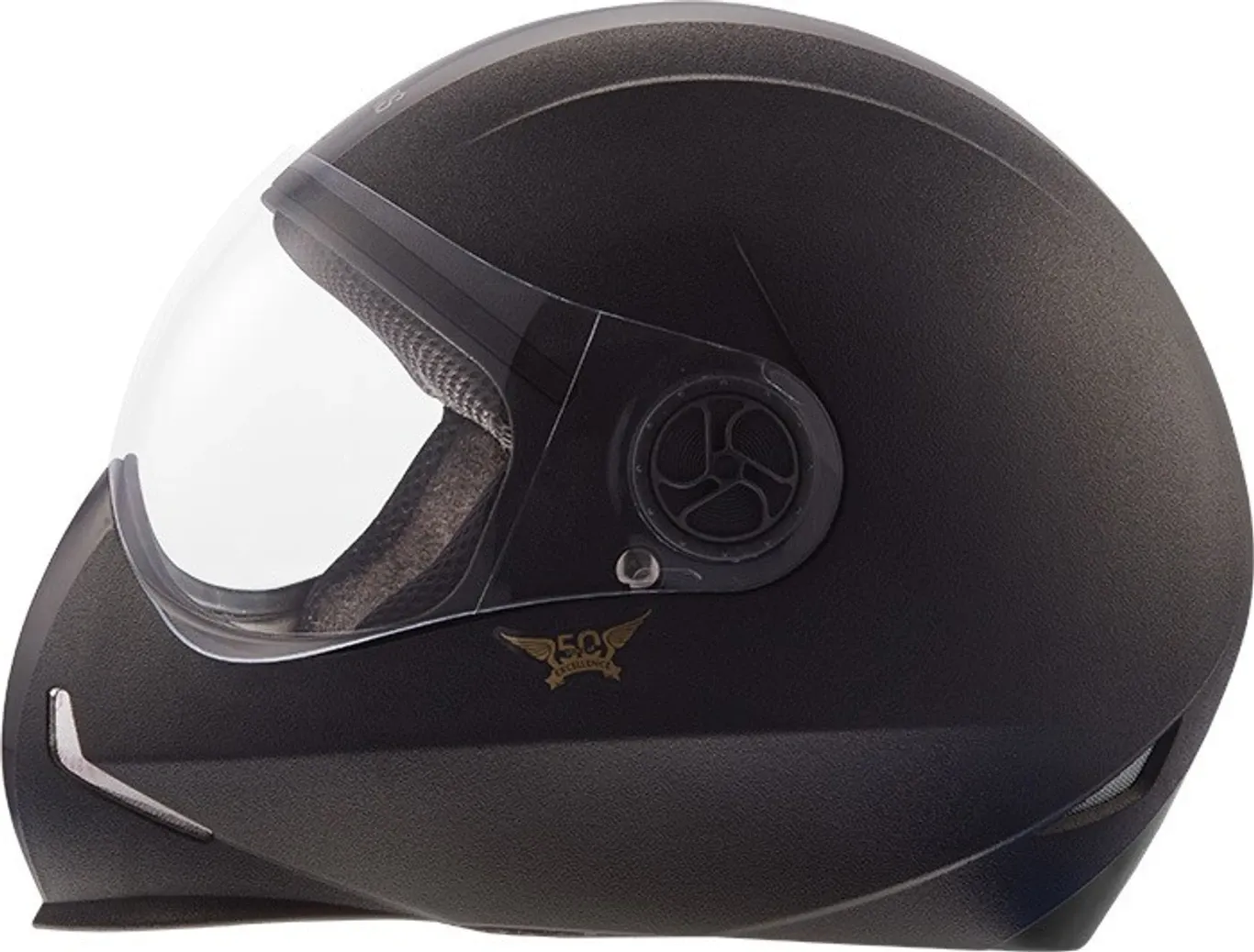 STEELBIRD Sbh 50  Adonis Black Full Face Helmet