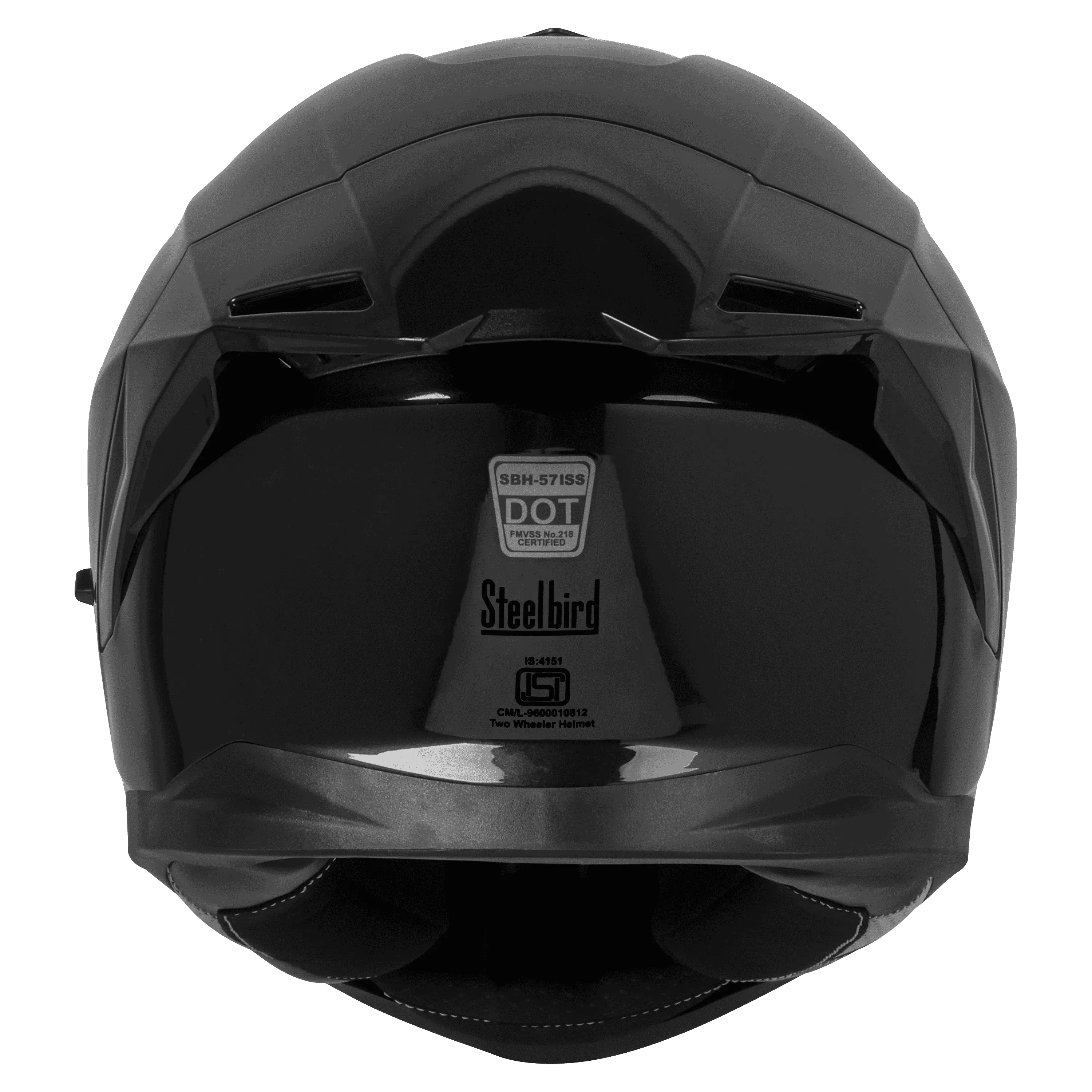 Steelbird Sbh 57 Fighter Matt Black Full Face Helmet