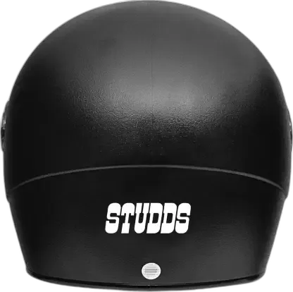 STUDDS Chrome Deluxe Black Full Face Helmet