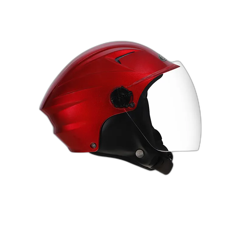 STUDDS Dame Sport Red Half Face Helmet