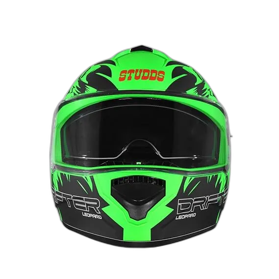 STUDDS Drifier D2 Green Full Face Helmet