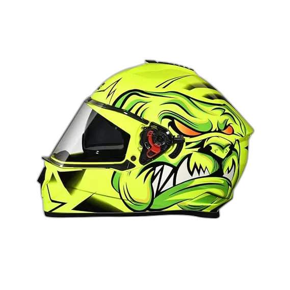 STUDDS Drifter D1 Black Yellow Full Face Helmet