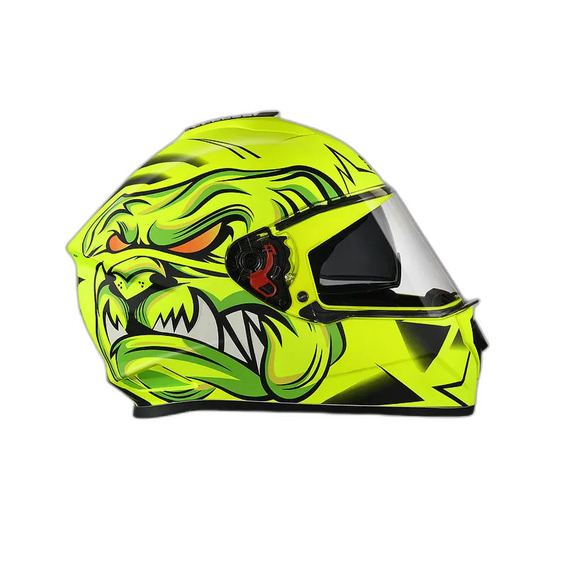 STUDDS Drifter D1 Matt Black Yellow N5 Full Face Helmet
