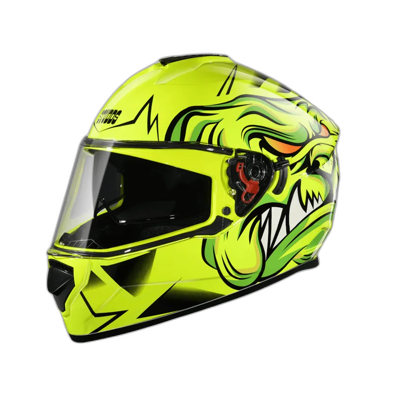 STUDDS Drifter D1 Neon Yellow N5 Full Face Helmet