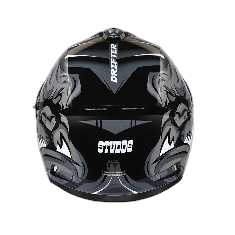 STUDDS Drifter D1 Black N4 Full Face Helmet
