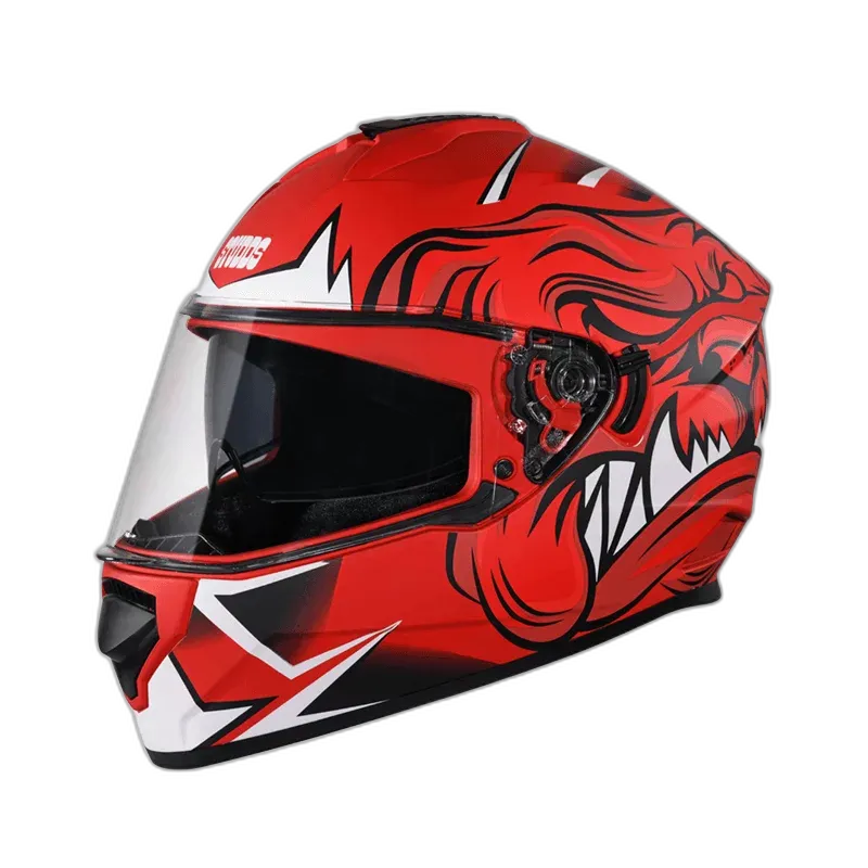 STUDDS Drifter D1 Red N2 Full Face Helmet
