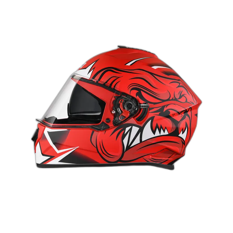STUDDS Drifter D1 Red N2 Full Face Helmet