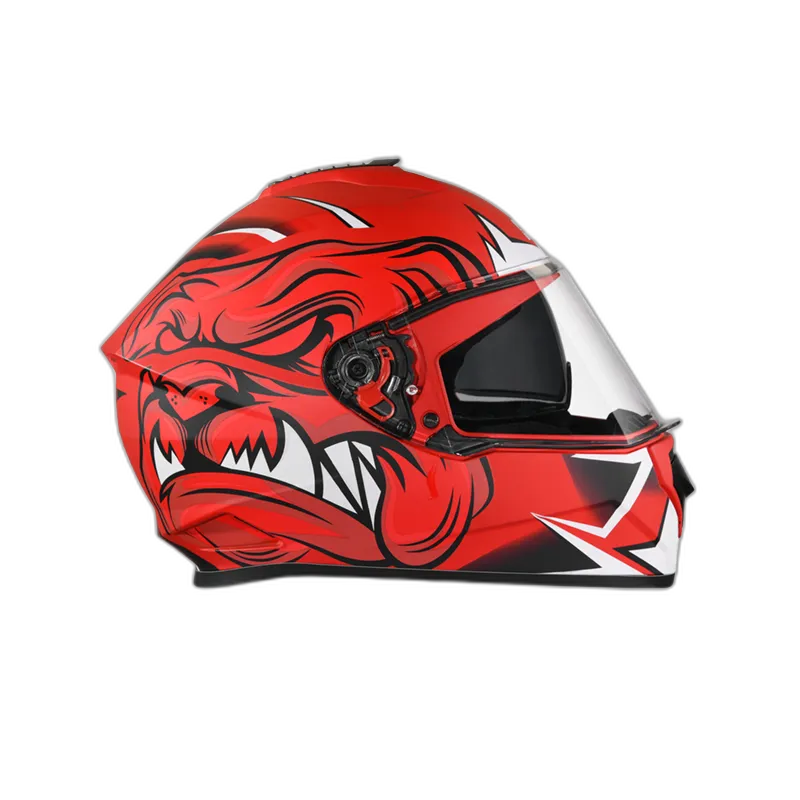 STUDDS Drifter D1 Red N2 Full Face Helmet