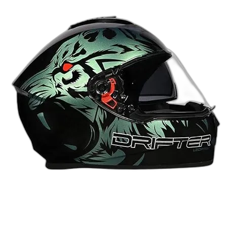 STUDDS Drifter D2 Chameleon N1 Blue Full Face Helmet
