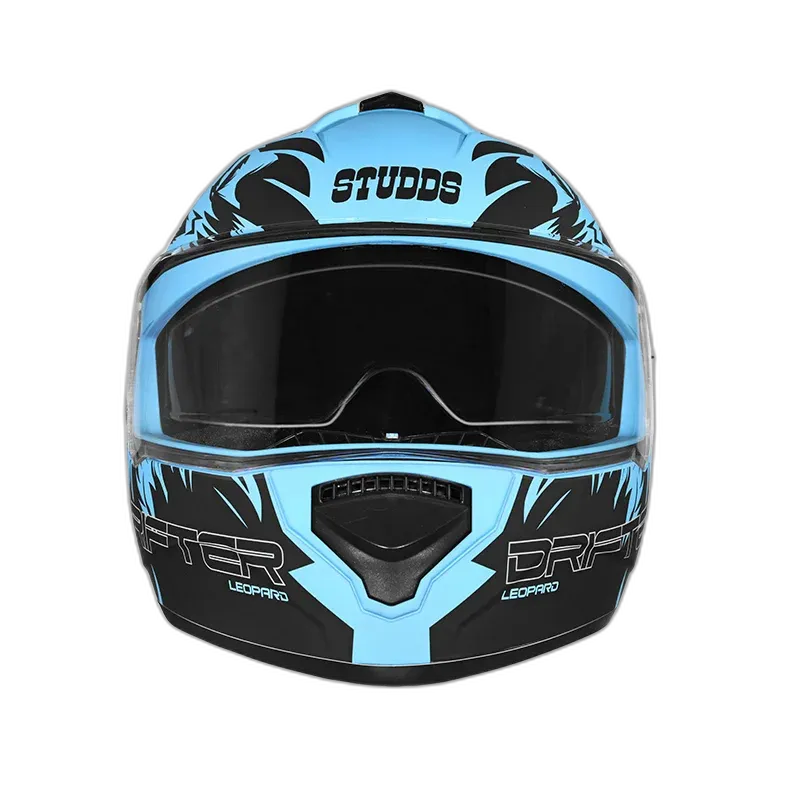 STUDDS Drifter D2 Matt Blue N9 Full Face Helmet