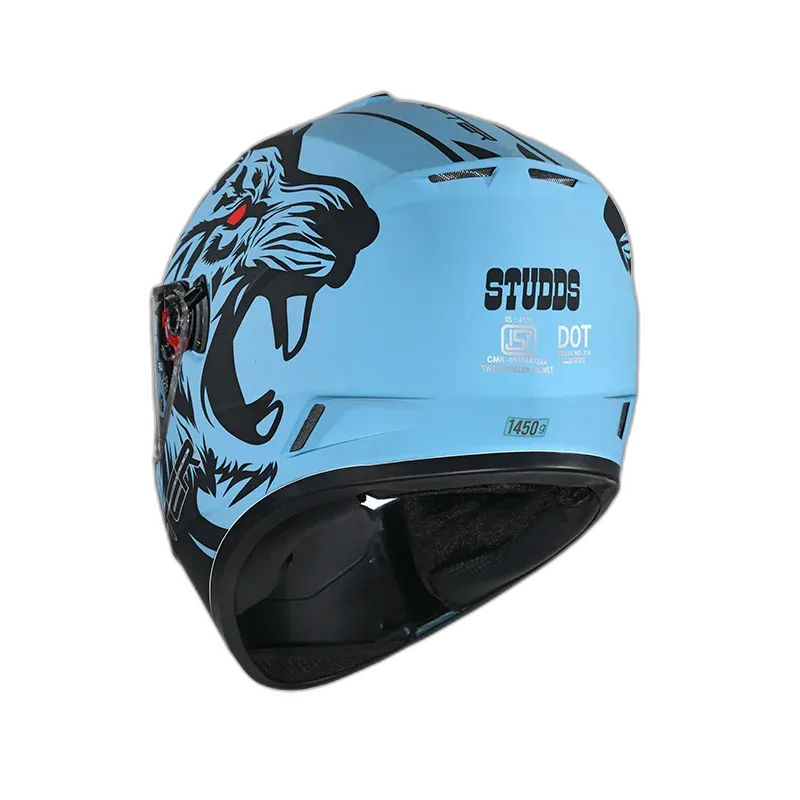 STUDDS Drifter D2 Matt Blue N9 Full Face Helmet