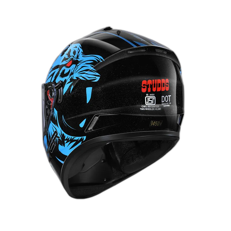 STUDDS Drifter D2 Black N1 Full Face Helmet