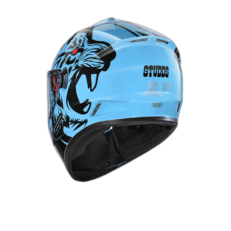STUDDS Drifter D2 Blue N9 Full Face Helmet