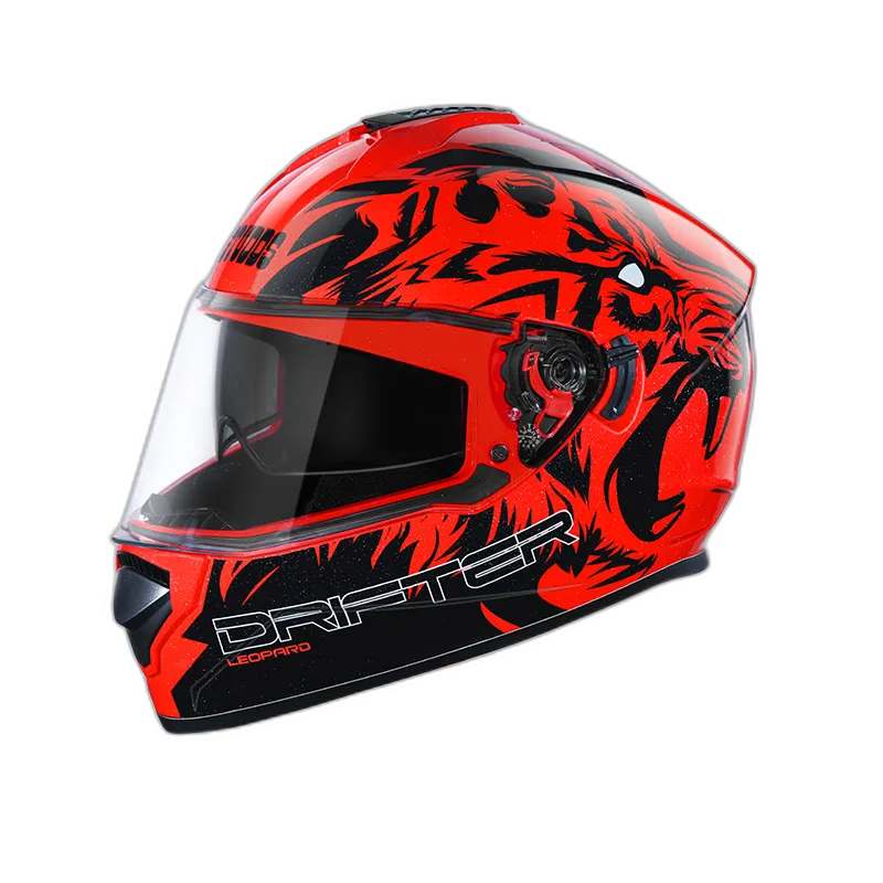STUDDS Drifter D2 Red N9 Full Face Helmet